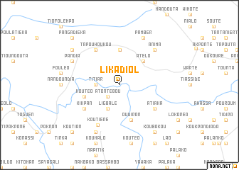 map of Likadiol