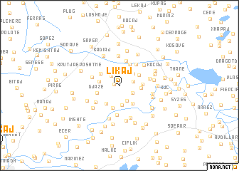 map of Likaj