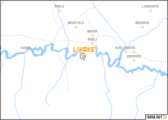 map of Likake