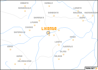 map of Likanda