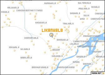 map of Līkanwālā