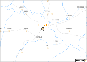 map of Likati