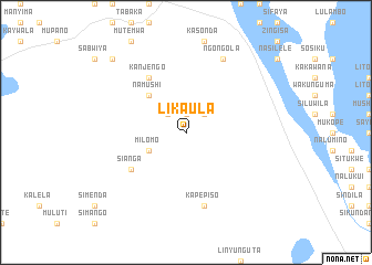 map of Likaula