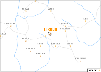 map of Likaw II