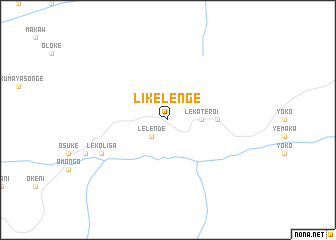 map of Likelenge