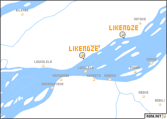 map of Likendzé