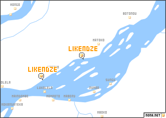 map of Likendzé