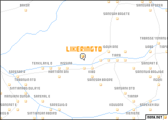 map of Likéringto