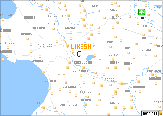 map of Likesh