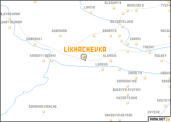 map of Likhachëvka