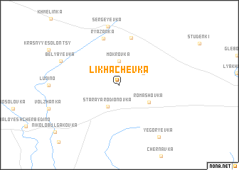 map of Likhachëvka