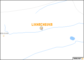 map of Likhachëvka