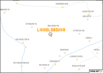 map of Likholobovka