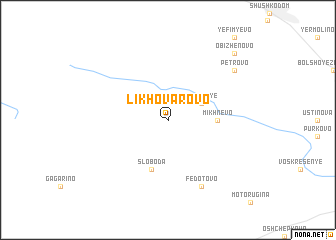 map of Likhovarovo