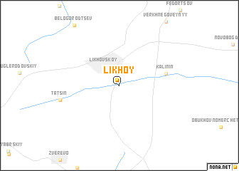 map of Likhoy