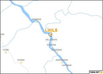 map of Likila