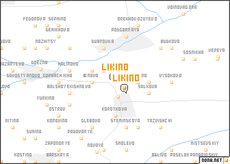 map of Likino