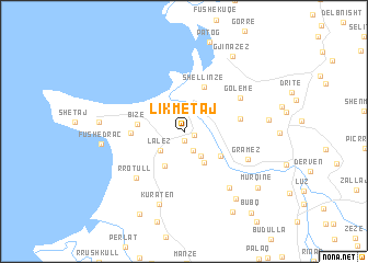 map of Likmetaj