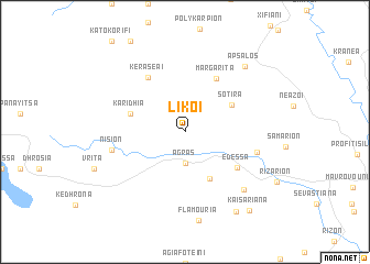 map of Líkoi