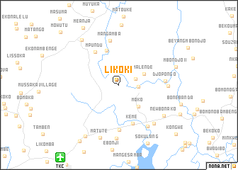 map of Likoki