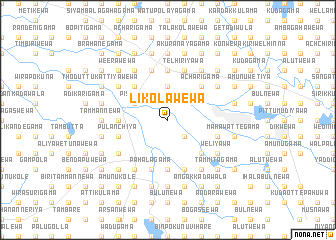 map of Likolawewa