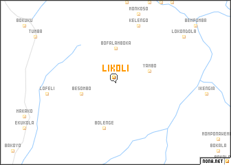map of Likoli