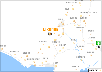 map of Likombe