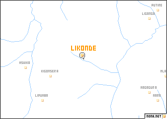 map of Likonde