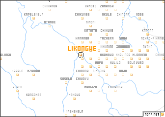 map of Likongwe