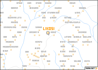 map of Likosi