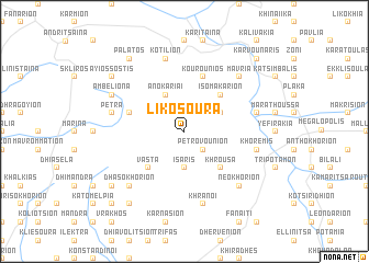 map of Likósoura