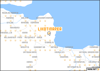 map of Likotinaréa