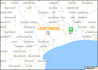 map of Likótrafos