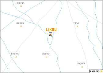 map of Likou
