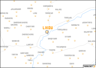 map of Likou