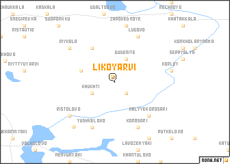 map of Likoyarvi