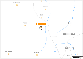 map of Likume