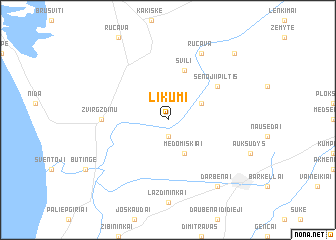 map of Līkumi