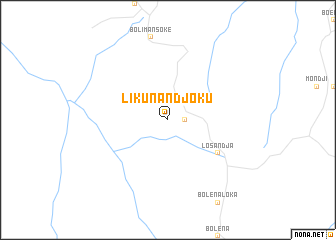 map of Likunandjoku