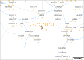 map of Likungumbenje