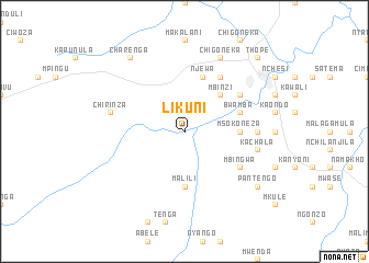 map of Likuni