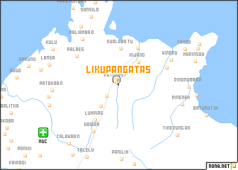 map of Likupang Atas