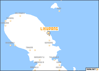 map of Likupang