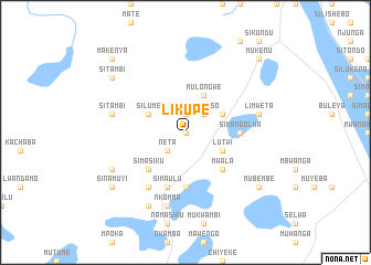 map of Likupe