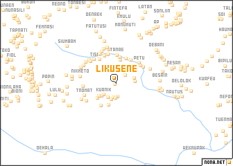 map of Likusene
