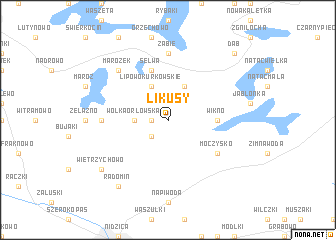 map of Likusy