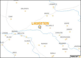 map of Likverteni