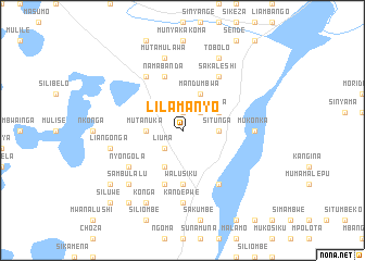 map of Lilamanyo