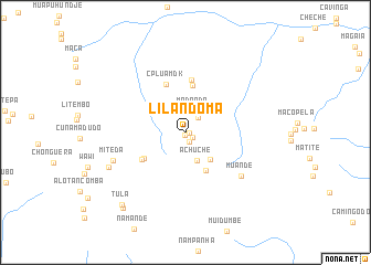 map of Lilandoma