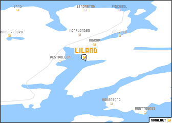map of Liland
